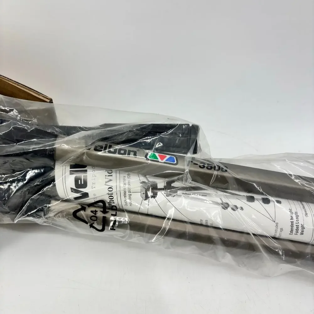 Velbon T-3500 Tripod Deluxe Lightweight Photo Video Camera Original Box